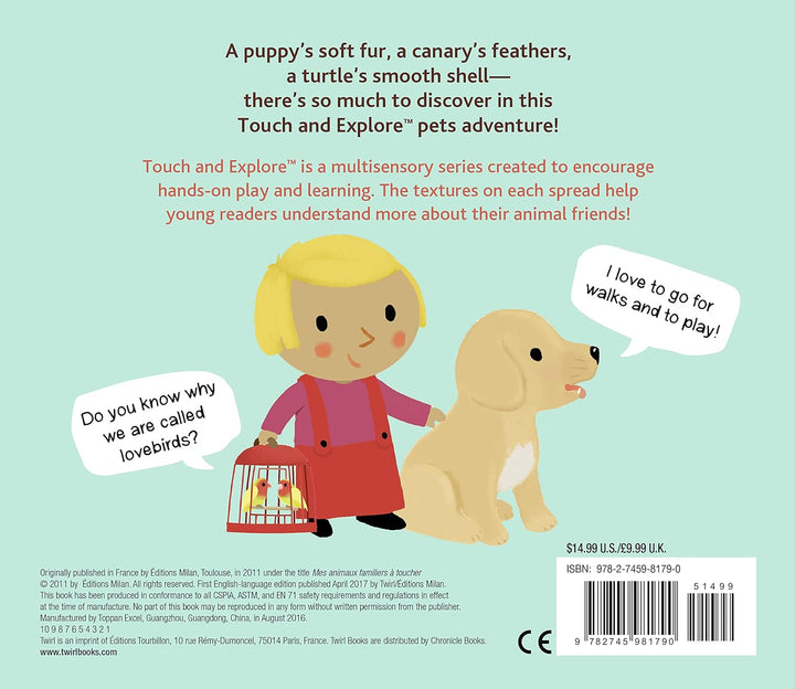 Touch and Explore Pets Book