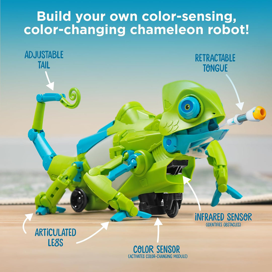 Color-Sensing Chameleon Robot