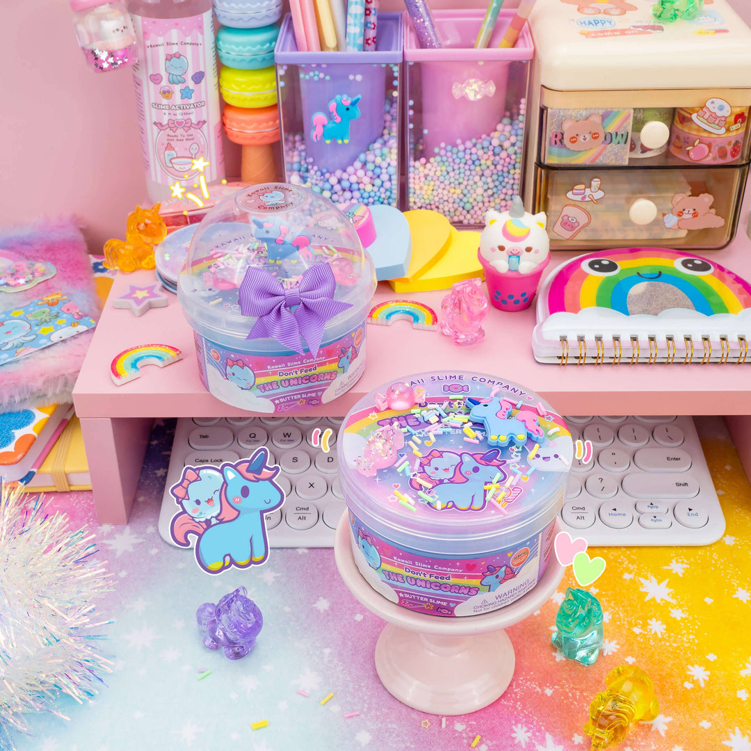 Don't Feed the Unicorns Butter Slime