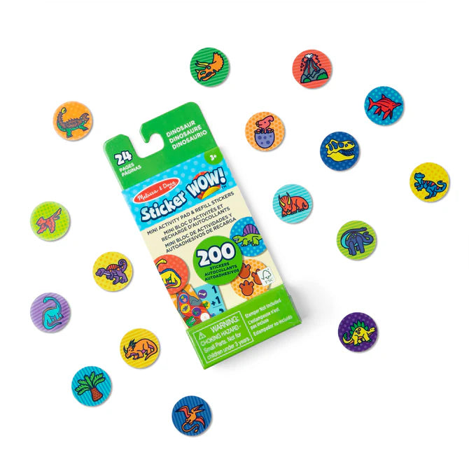Mini Sticker Wow Dinosaurs