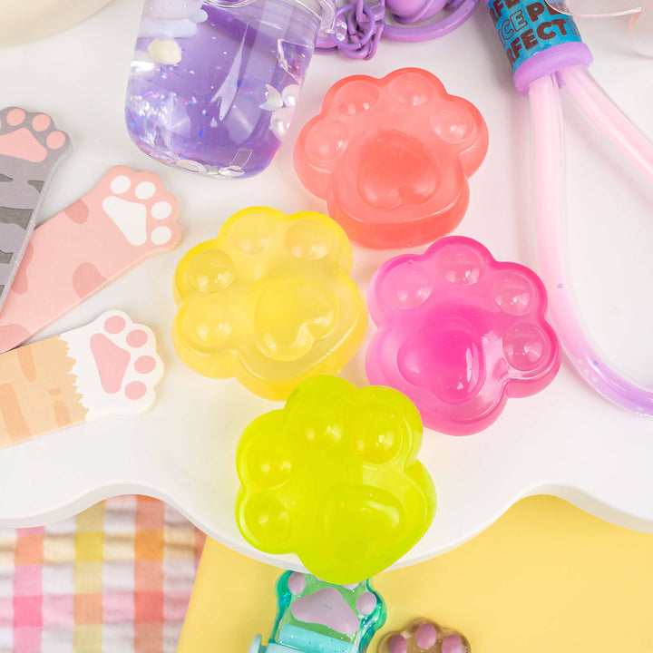 Chubby Chibi Pearl Kitty Paw Sensory Toy