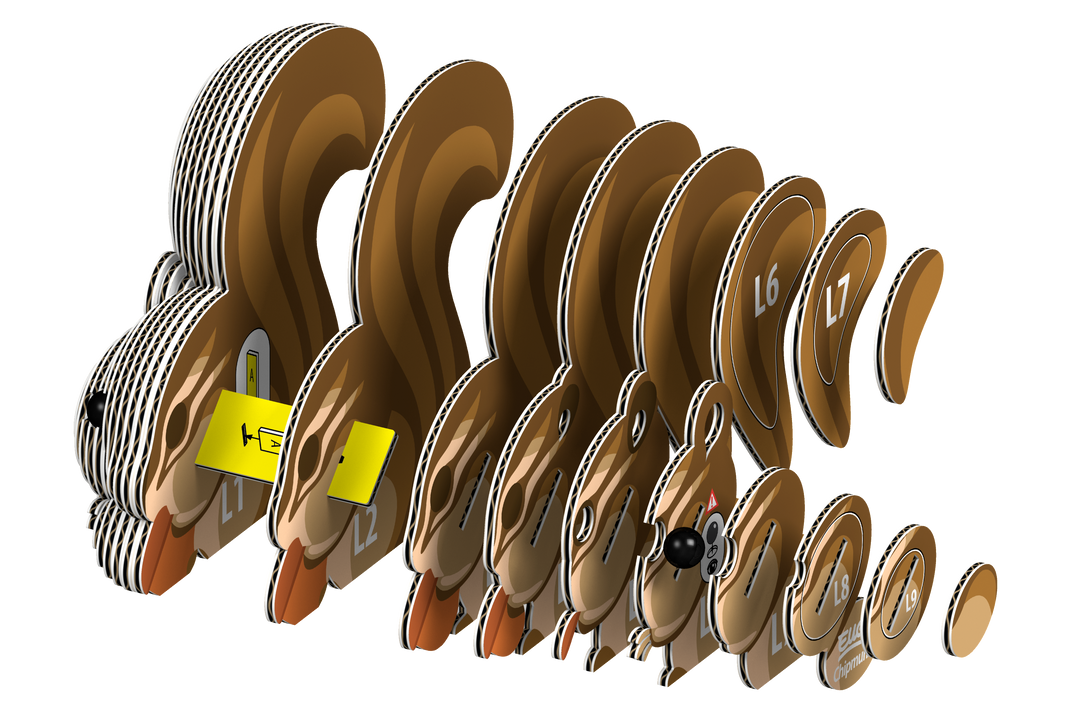 Chipmunk 3D Puzzle