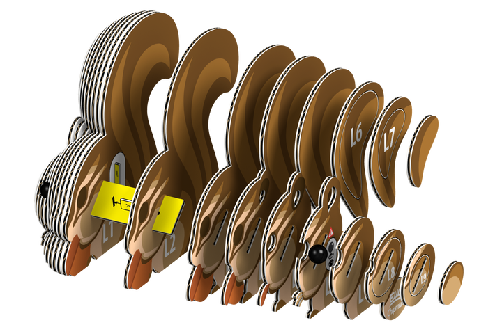 Chipmunk 3D Puzzle