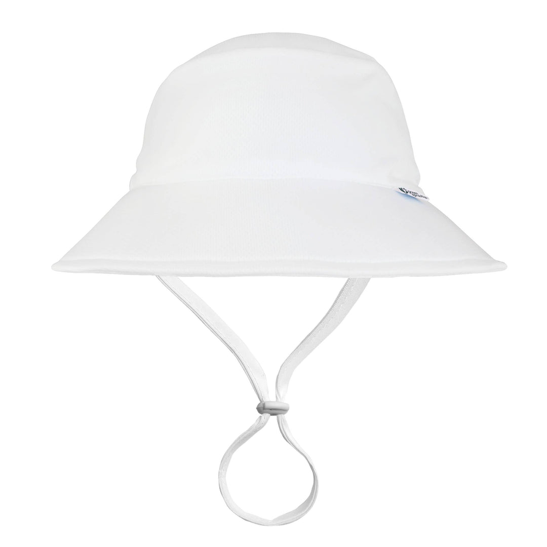 Breathable-Bucket-Sun-Protection-Hat: White / 9-18mo