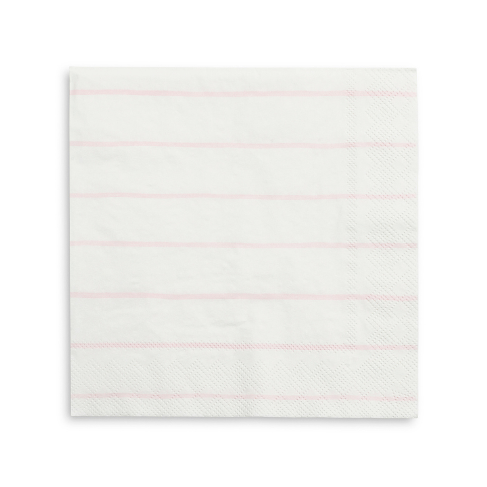 Striped Petite Napkins - 16 Pk. Mint