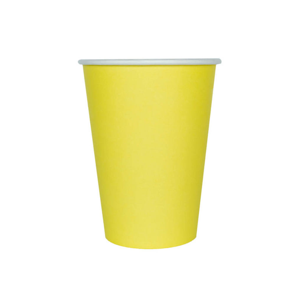 12 oz Cups - Banana Yellow