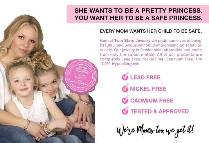 Enamel Heart Bangle: Pink With White Hearts / 3-6 Yr