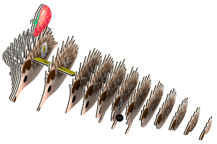 Hedgehog 3D Puzzle