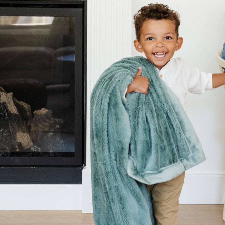LUSH TODDLER BLANKETS: Hazelnut