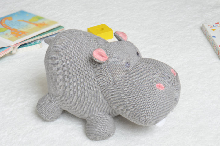 Henry The Hippo Knitted Toy