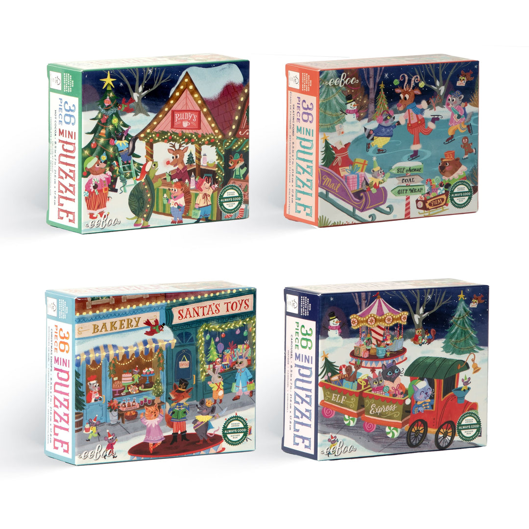 Christmas Village Mini Puzzle
