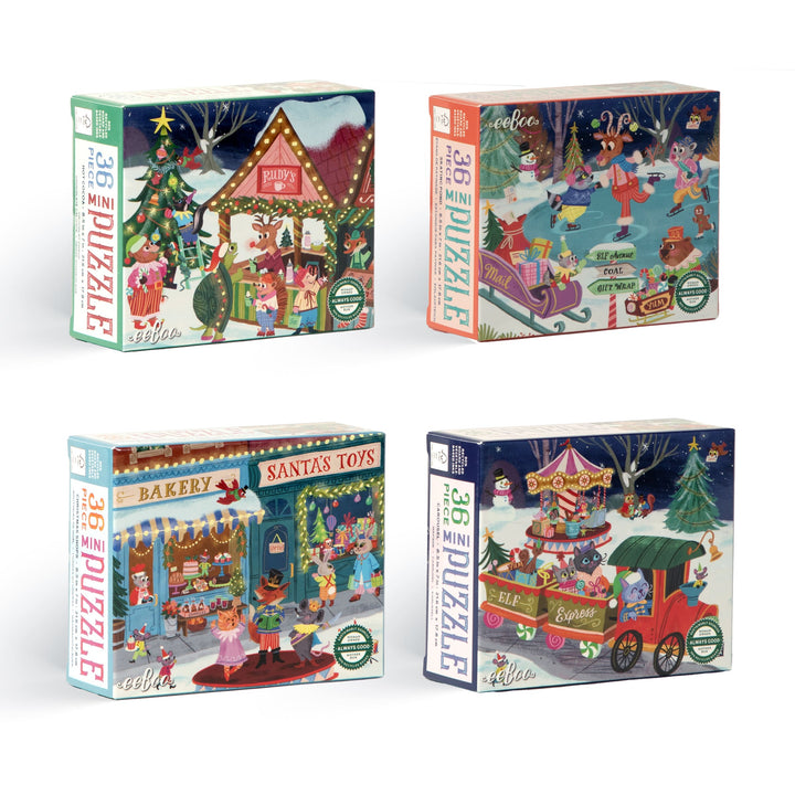 Christmas Village Mini Puzzle
