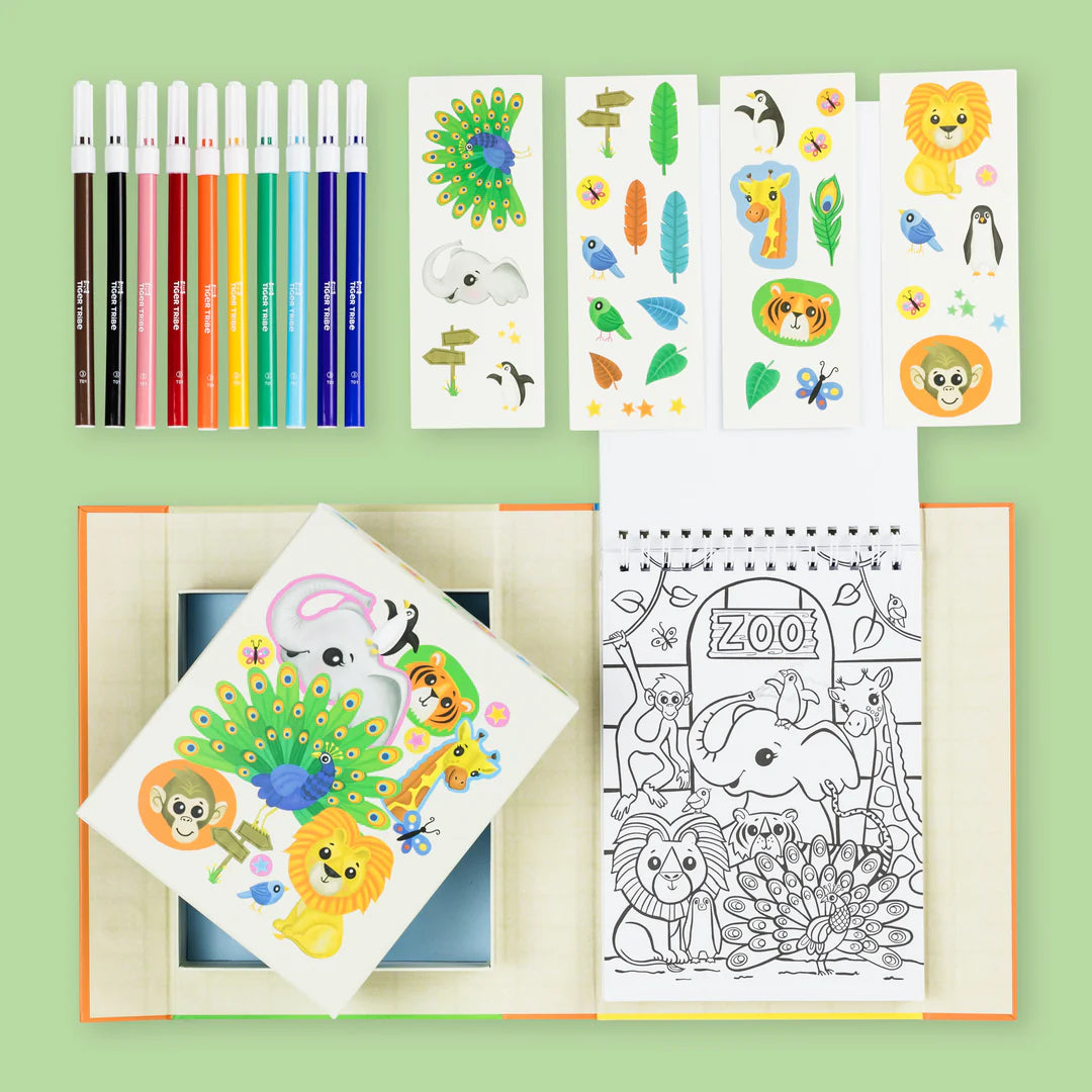 Zoo Coloring Set