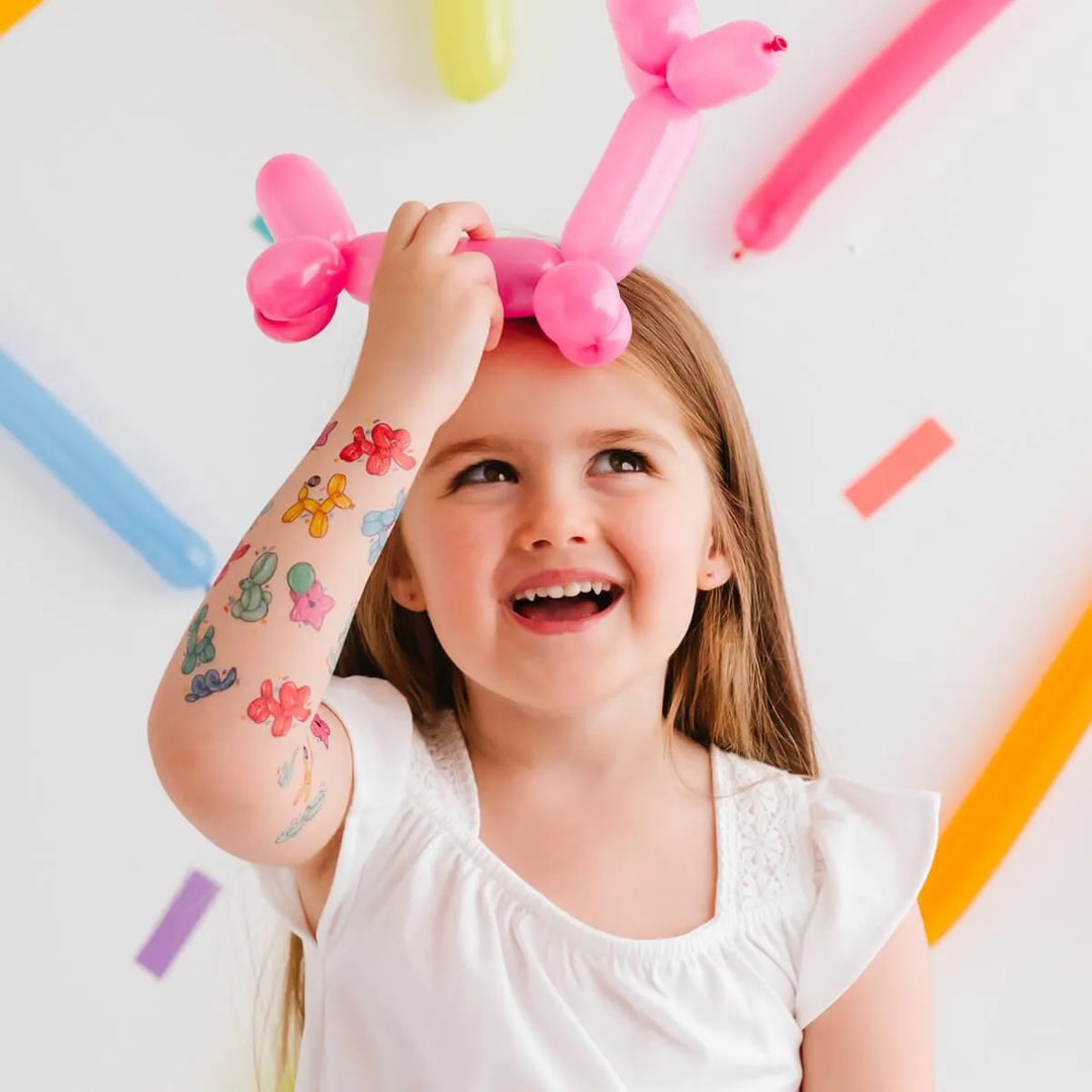 Balloon Animal Temporary Tattoos