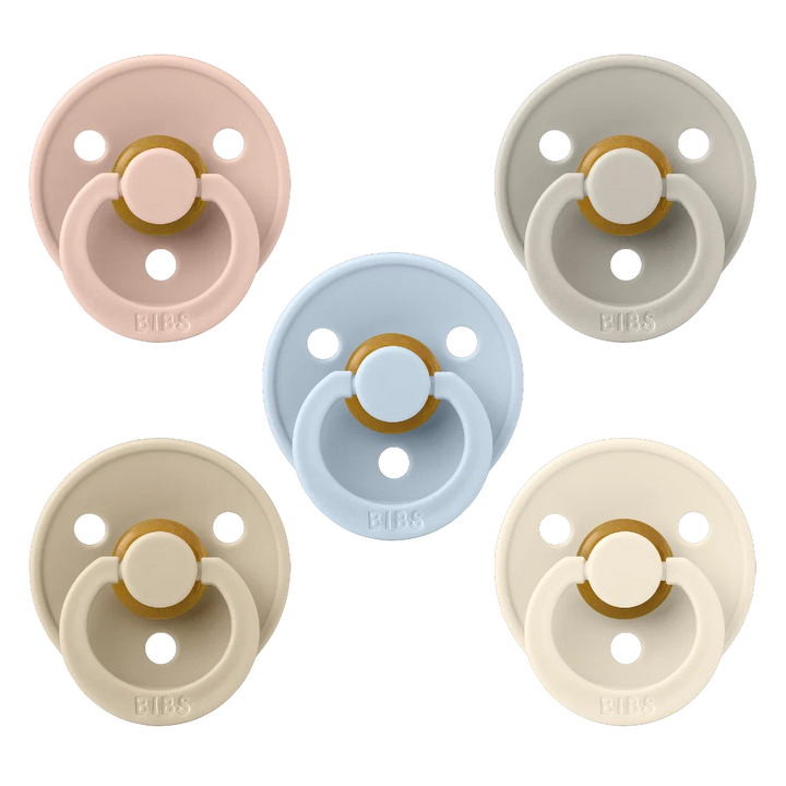 Size 2 Natural Latex Rubber Pacifiers