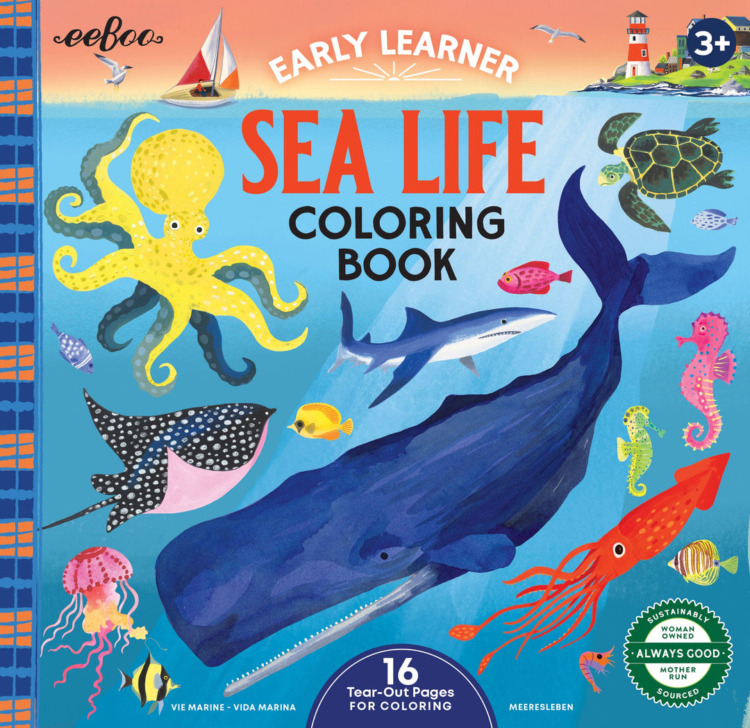 Sea Life Coloring Book