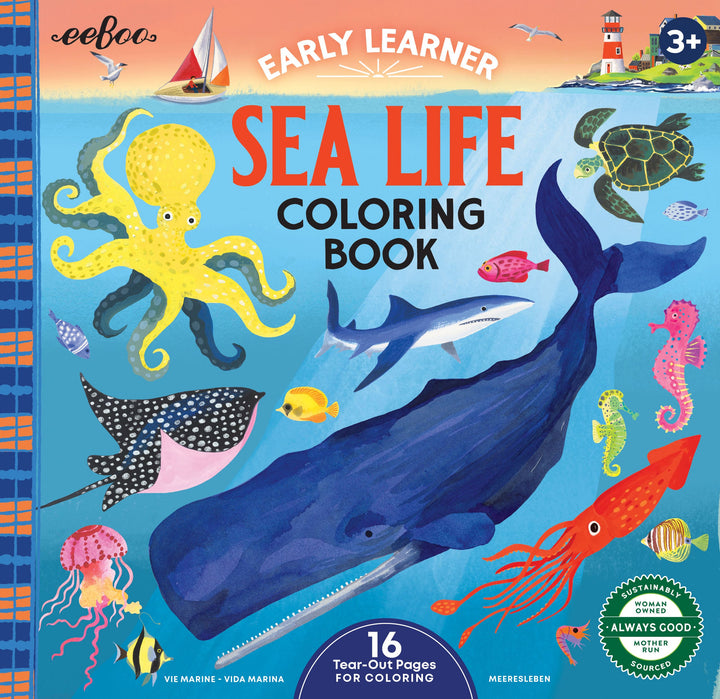 Sea Life Coloring Book