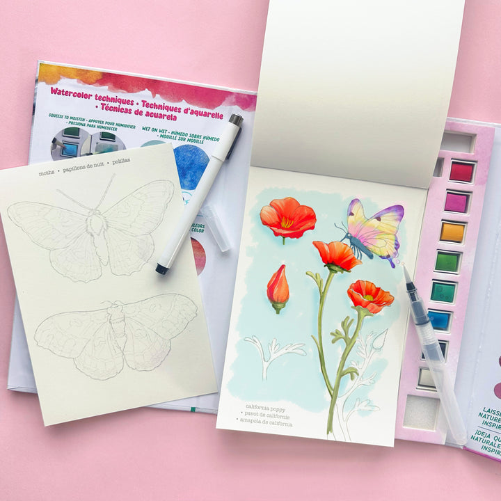 Watercolor Journal Flora