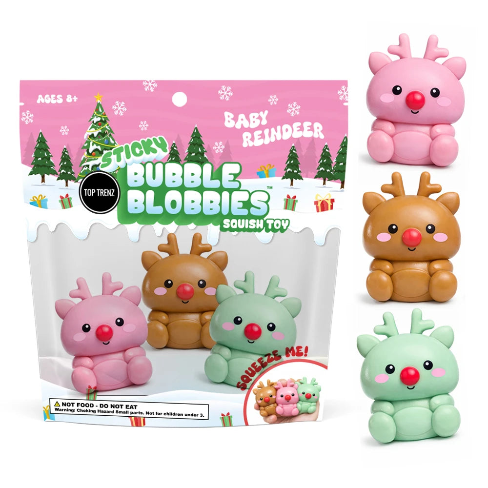 Reindeer Color Sticky Bubble Blobbies