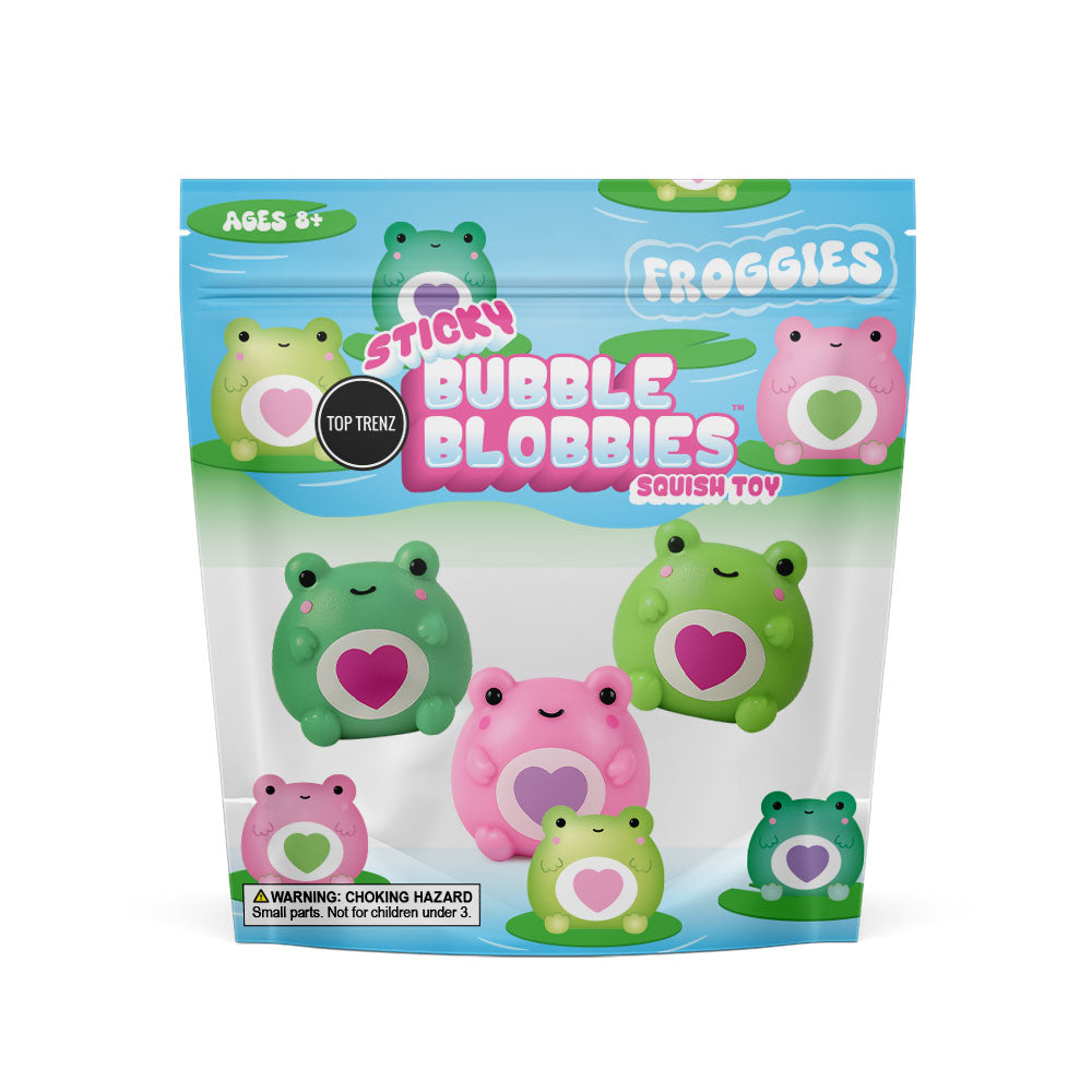 Frogs Sticky Bubble Blobbies
