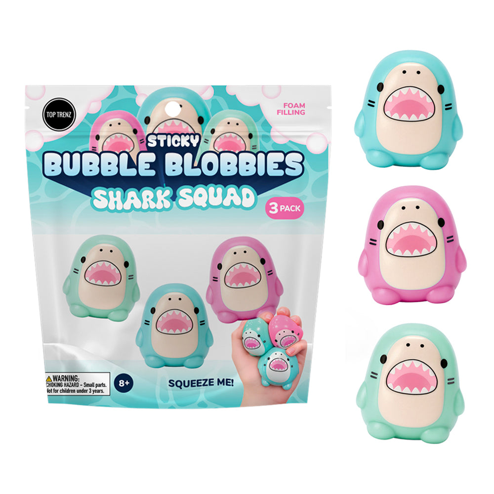 Shark Sticky Bubble Blobbies