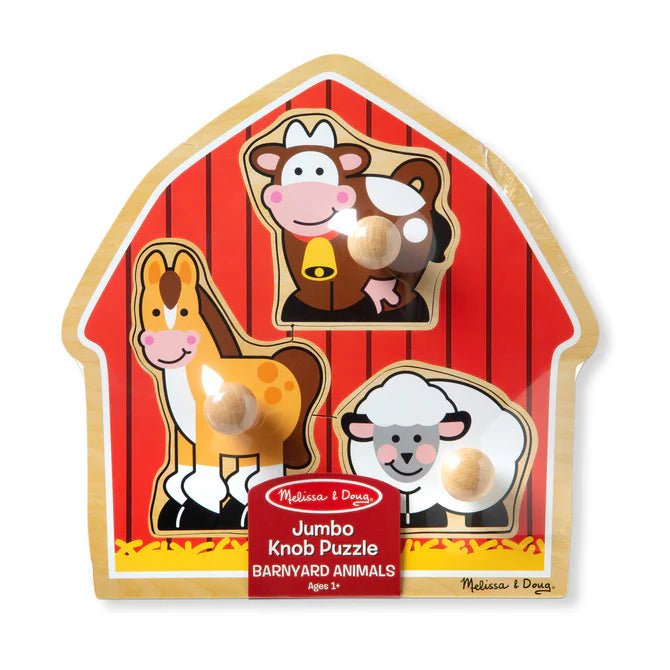 Barnyard Animal Jumbo Knob Puzzle