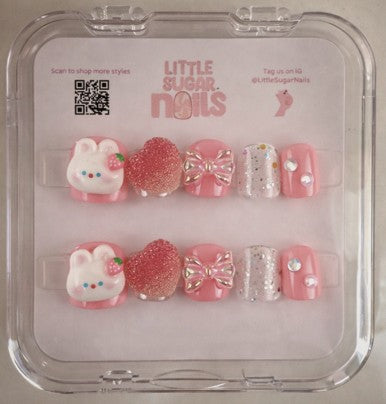 5-6 Years Berry & Bunny Nails