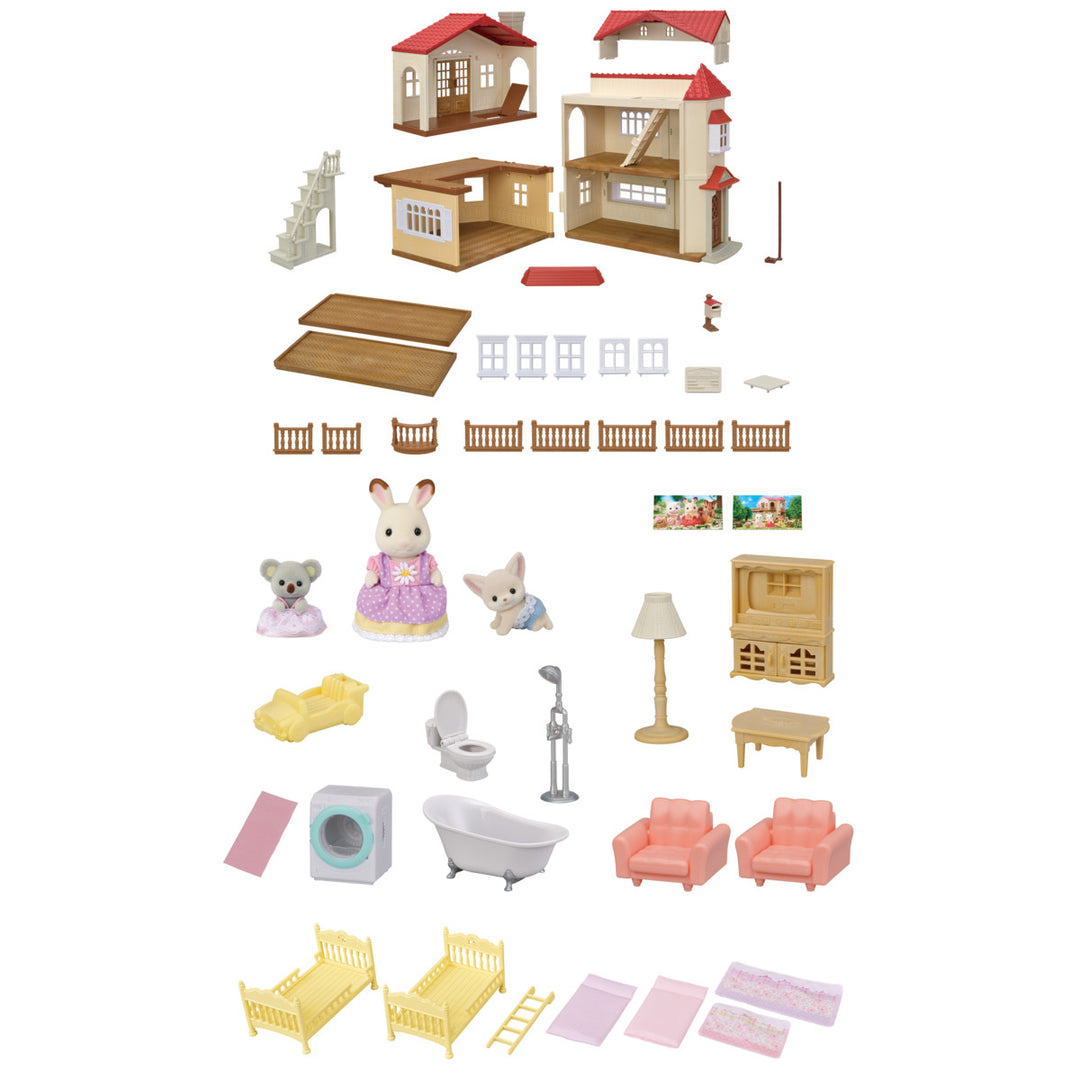 Red Roof Country Home Gift Set