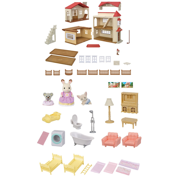 Red Roof Country Home Gift Set