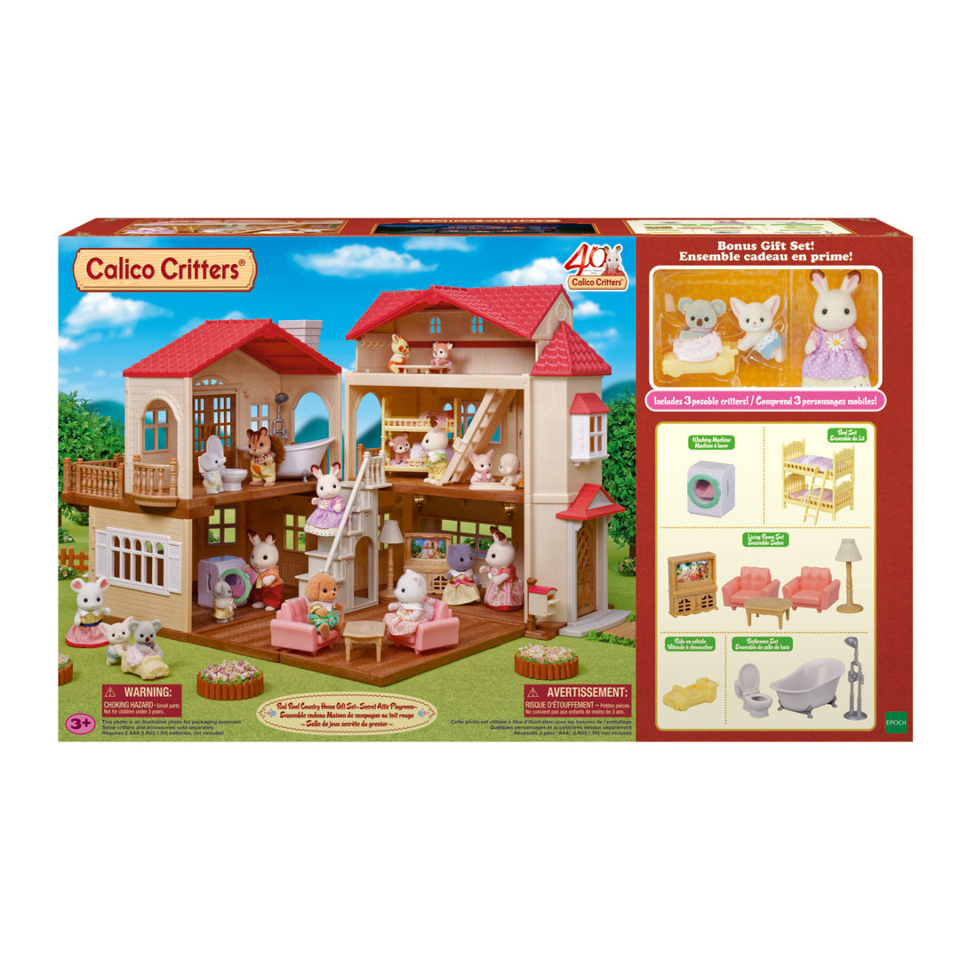 Red Roof Country Home Gift Set