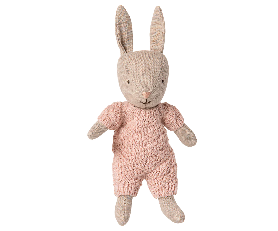 Micro Rabbit Sand Rose Knitted Suit
