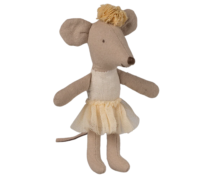 Ballerina Mouse Little Sister - Off White