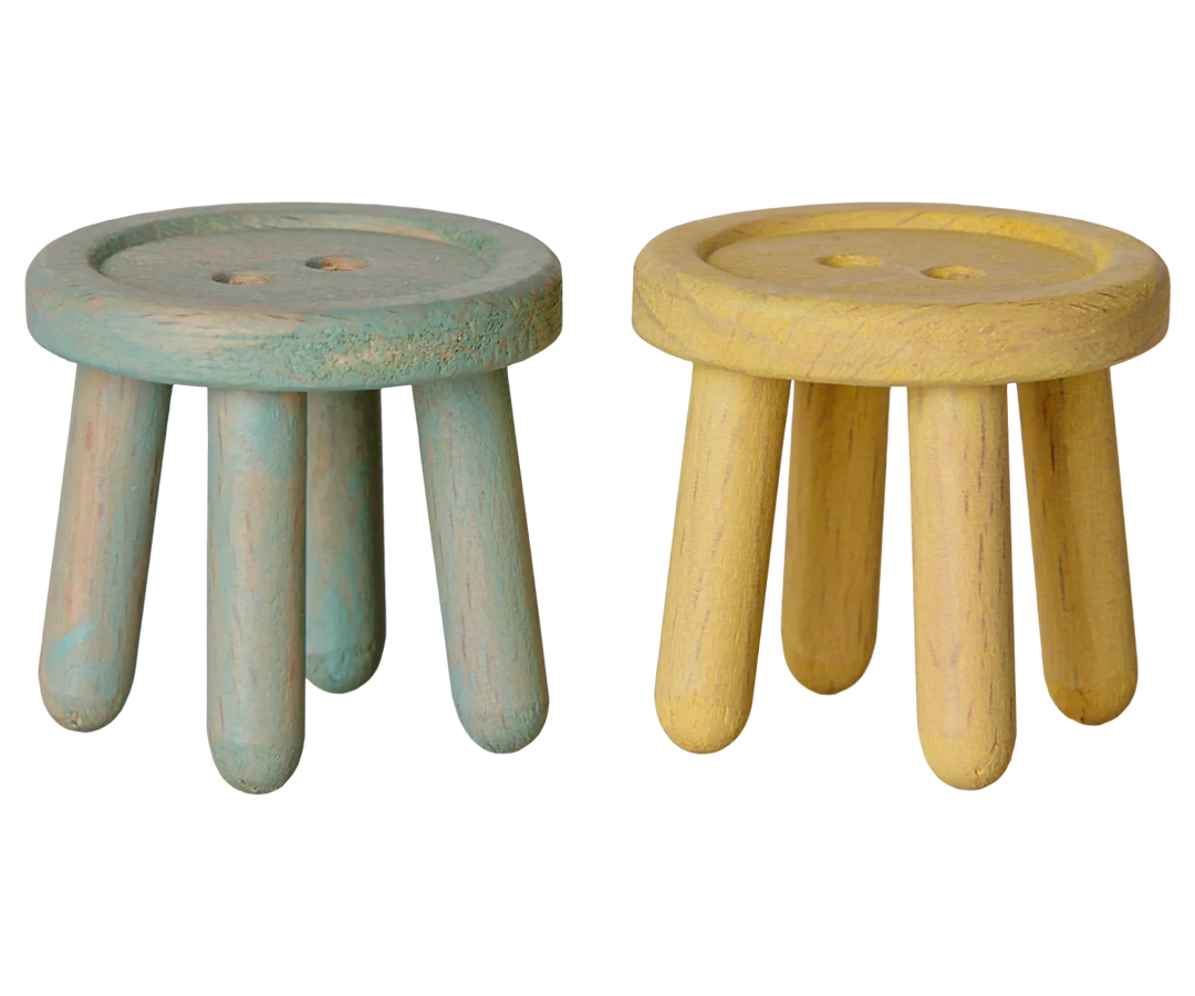 Stool set, Mouse Mint/Yellow