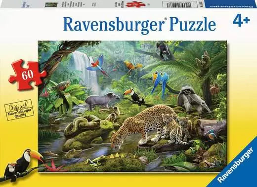 Rainforest Animals 60 pc Puzzle