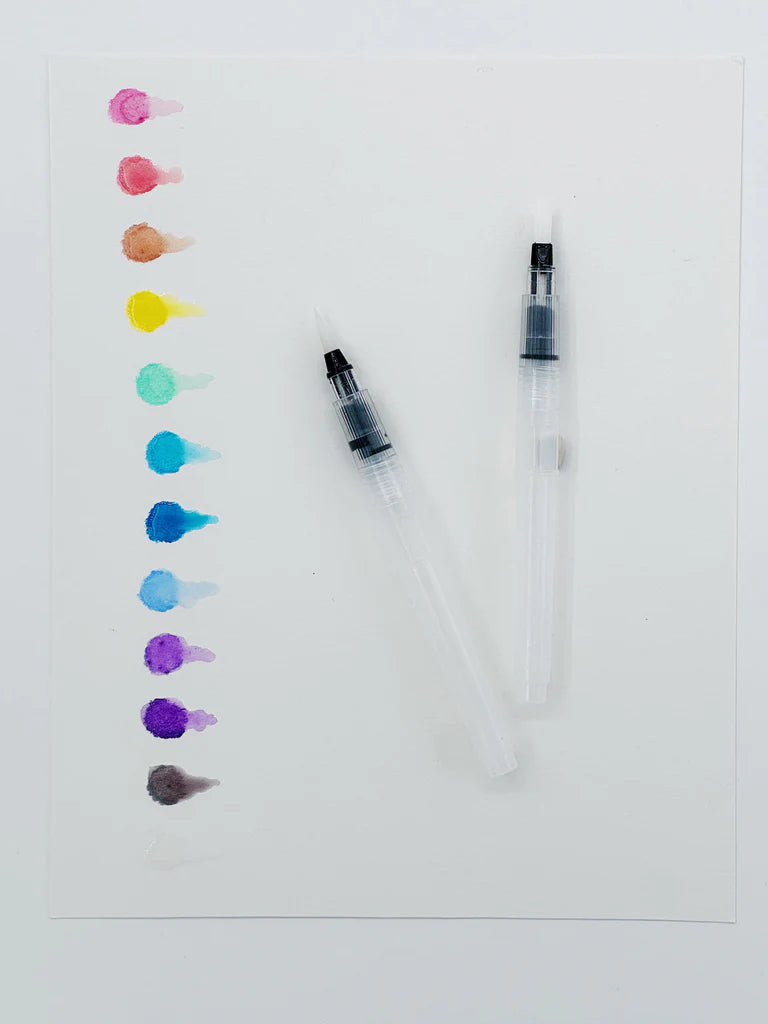 Cotton Candy Shimmer Watercolor Crayons