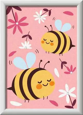 Happy Bees 5 x 7