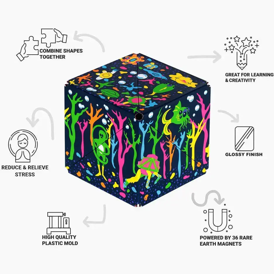 Glowquarium Shashibo Cube Meow Wolf