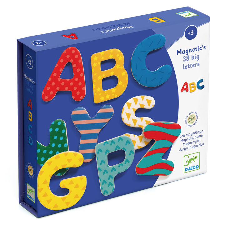 Wooden Magnetics 38 Big Letters