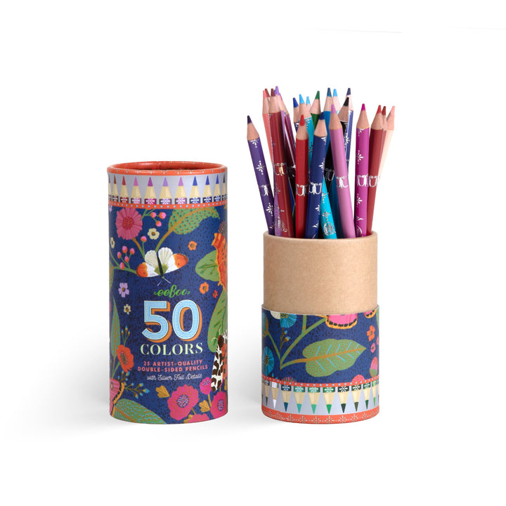 Victoria's (Blue) 25 Double-Sided Pencils