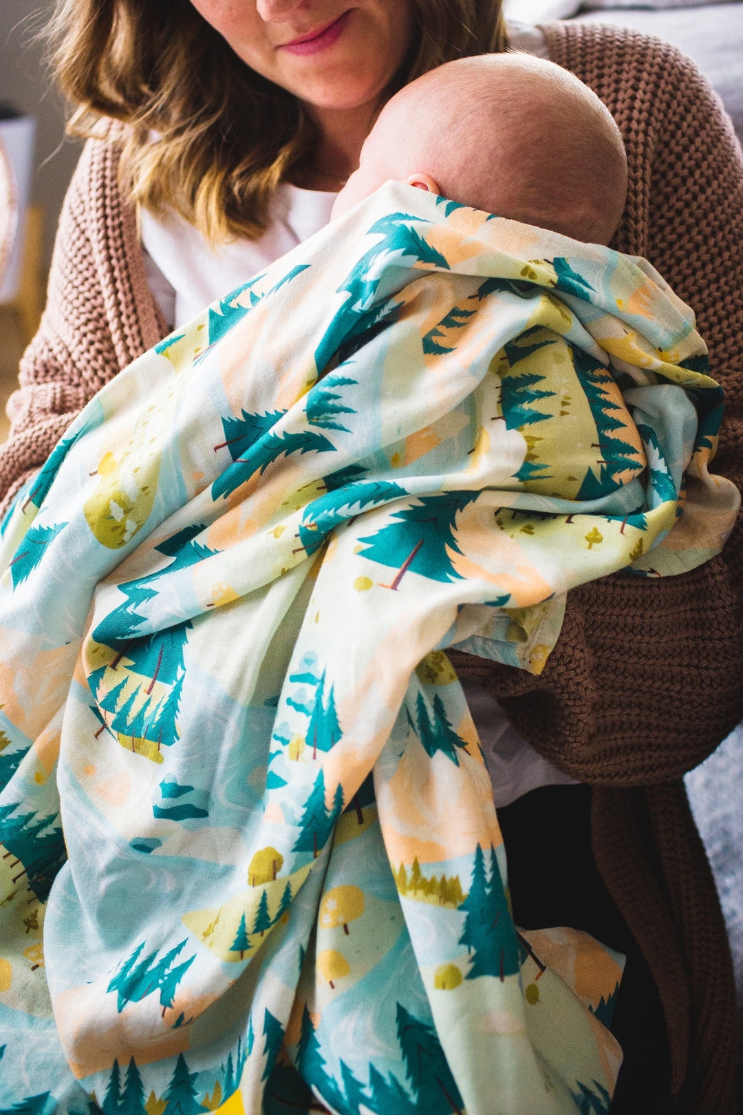 Forest Swaddle Blanket