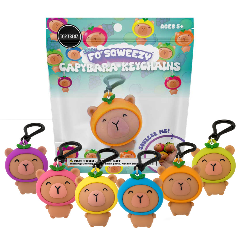 Sqweezy Capybara Keychain