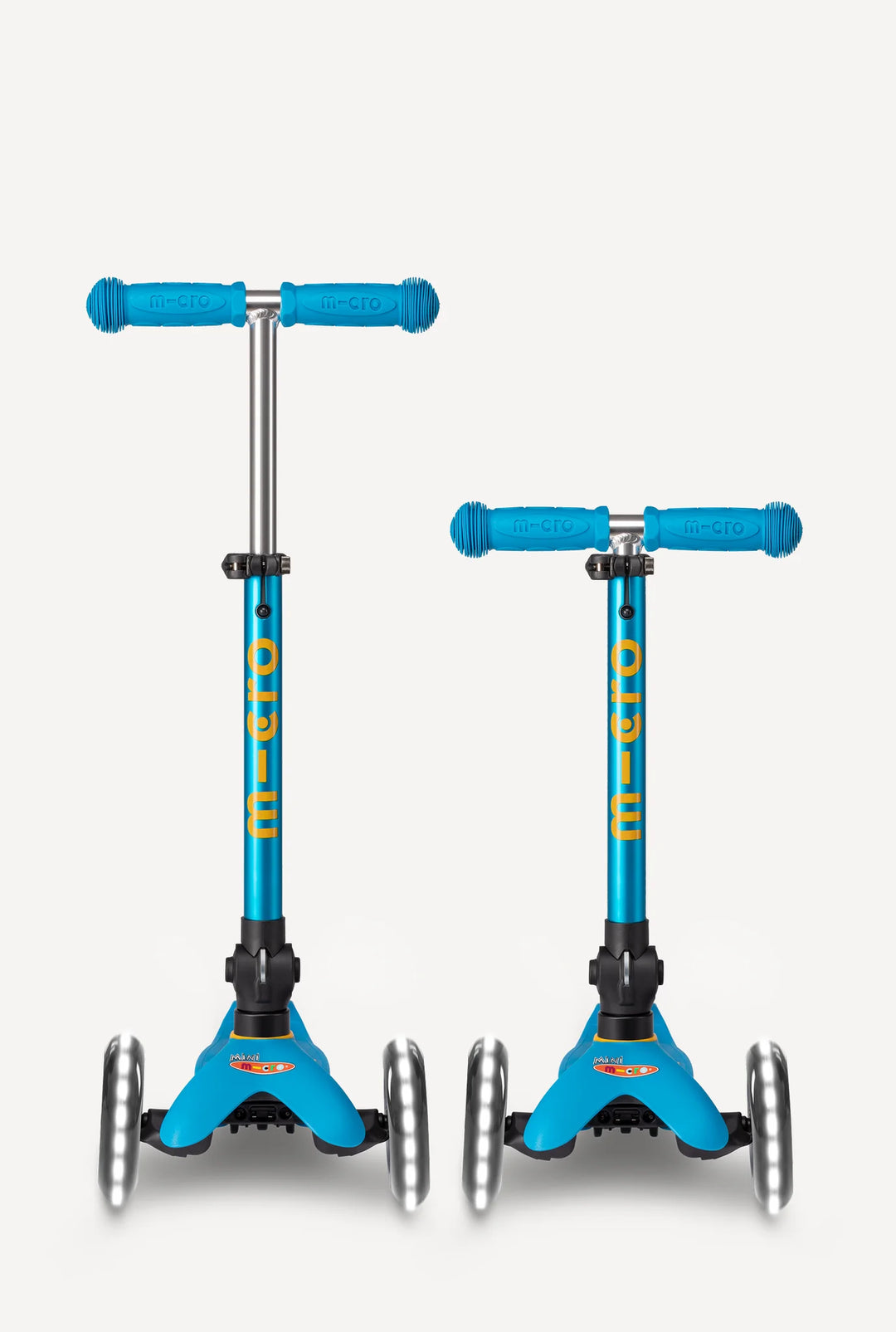 Mini Foldable LED Scooter Ocean Blue