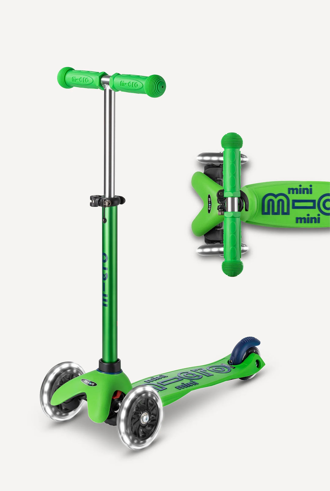Mini LED Scooter Green Blue