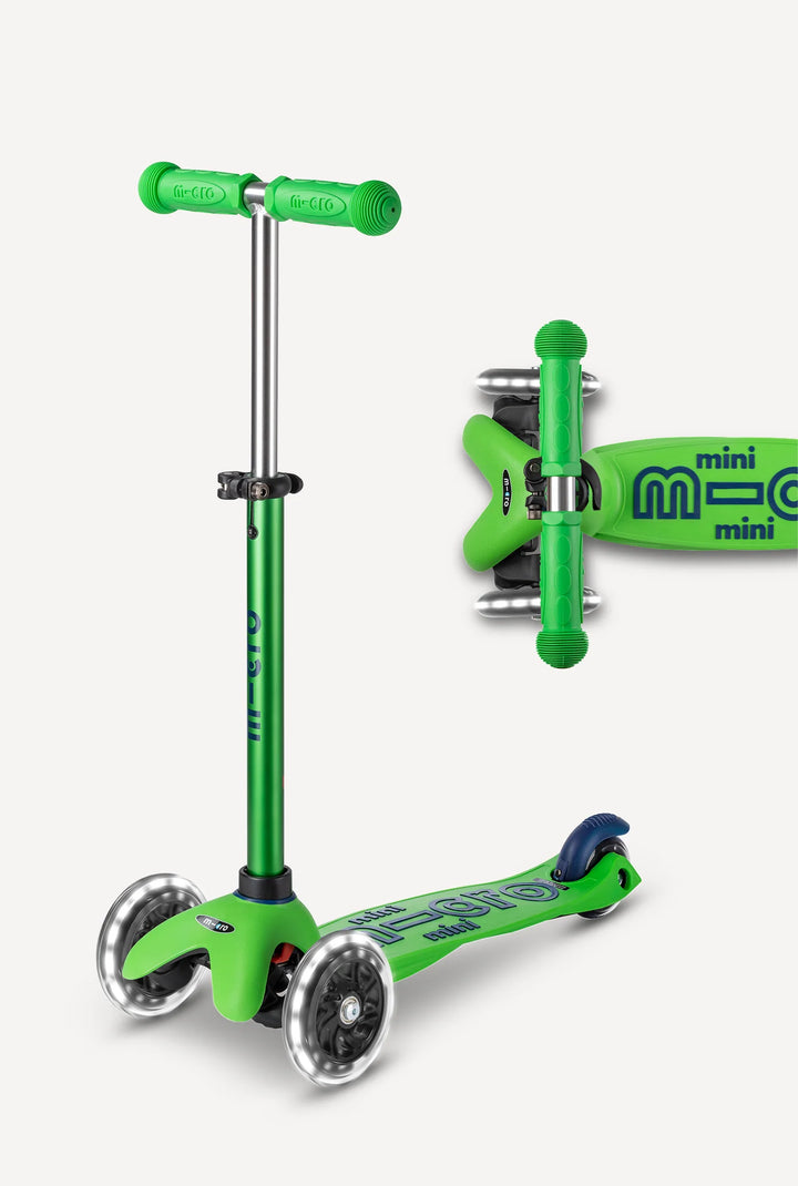 Mini LED Scooter Green Blue