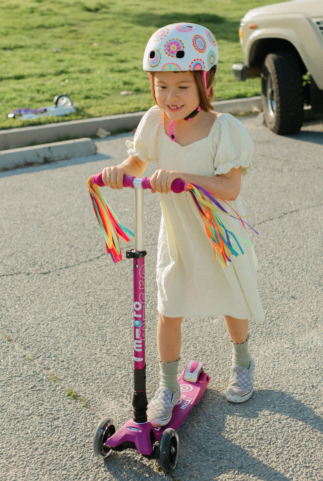 Neon Rainbow Ribbon Streamers