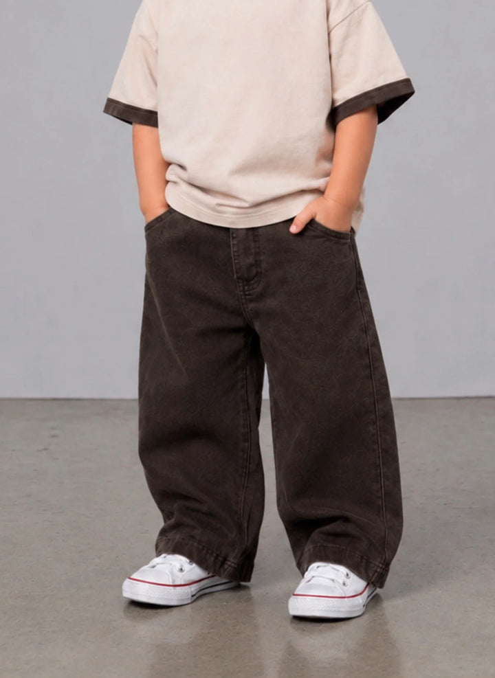 Baggy Jeans - Brown
