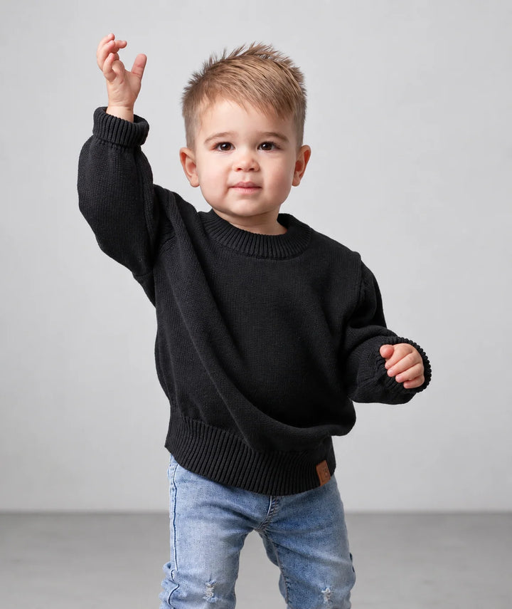 Black Knit Sweater