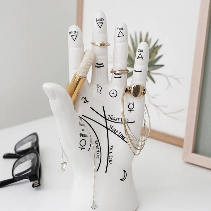 Palm Reader Jewelry Holder Stand