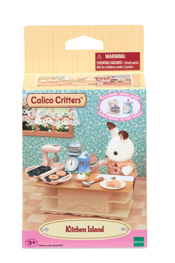 Calico Critters Kitchen Island playset packaging on a white background