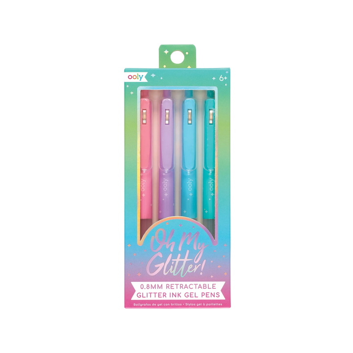 Retractable Glitter Gel Pens 4